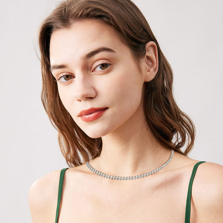 Collana retrò pesante con personalità fredda, stile pieno di zirconi, temperamento semplice, luce, lusso, alta moda, versatile_voghion.com