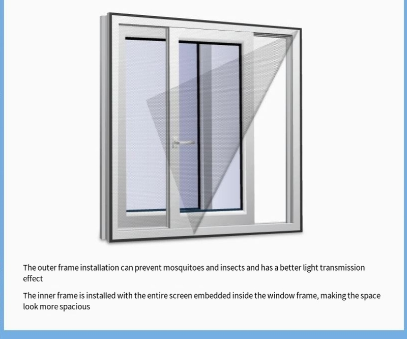 Anti Mosquito Screen Window Screen Net Anti Insect Sand Window Self Installed Screen Net Thickened Anti Mosquito Screen Net Polyester Screen Window_voghion.com