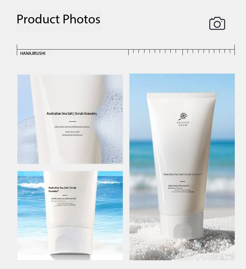 1 Bottle Of 160g Sea Salt Amino Acid Oil Control Facial Cleanser For Cleansing And Moisturizing_voghion.com