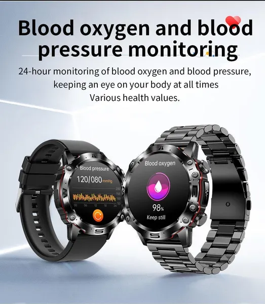 New AI Smart Watch For Men&Women – Blood Glucose/Lipid/Uric Acid Monitor ECG+PPG Health Tracker Display Fitness Smartwatch With Medical Diagnosis_voghion.com