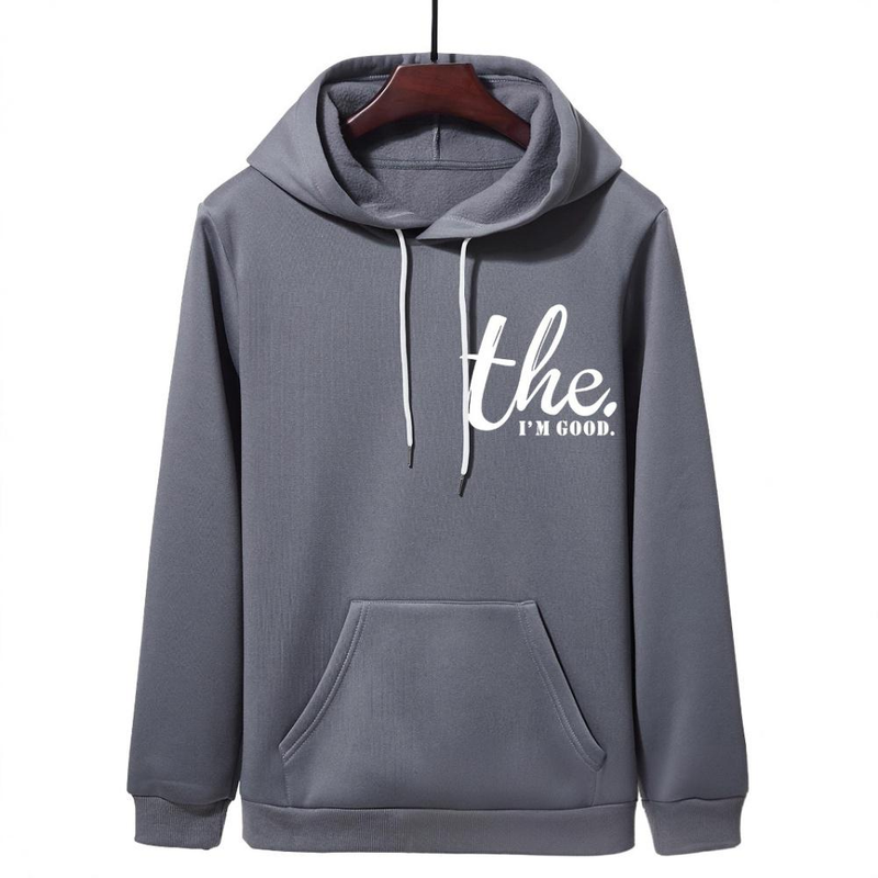 Conjunto de sudadera y jogger estampado para hombre, chándal de invierno con forro polar grueso, ropa deportiva informal de dos piezas_voghion.com