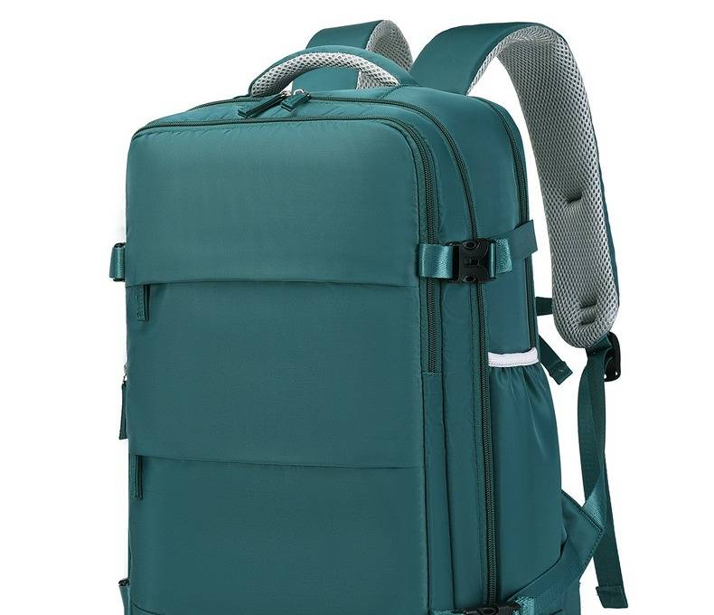 Geräumiger Reiserucksack mit großem Fassungsvermögen für Männer und Frauen – leicht, wasserabweisend, mit speziellem Schuhfach und 16-Zoll-Laptopfach_voghion.com