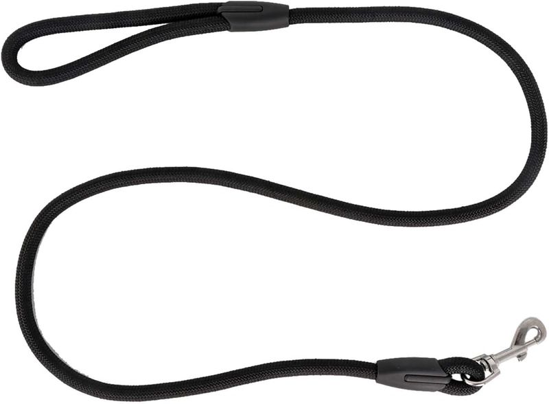 1,5 M Starke Hundeleine, Anti-Zug-Hundeleine Zum Training Oder Gehen, Geeignet Für Kleine, Mittlere Und Große Hunde, Schwarz_voghion.com