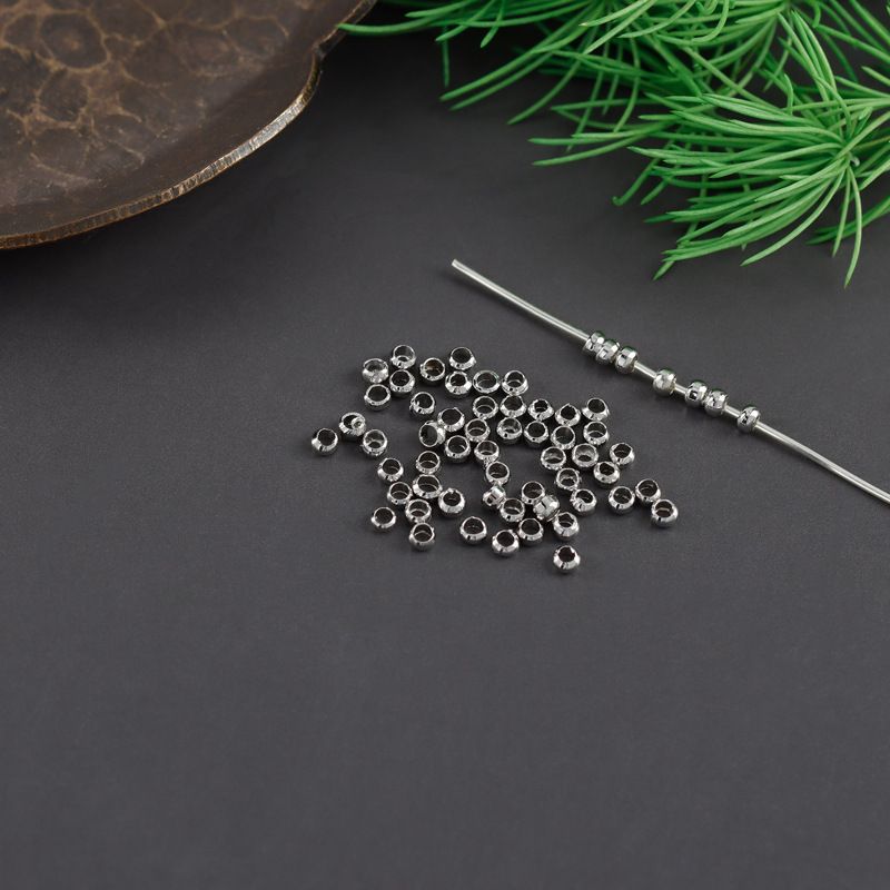 1 Set 2,4*1,5mm Kupfer Einfarbig Poliert Perlen Schmuck Zubehör_voghion.com
