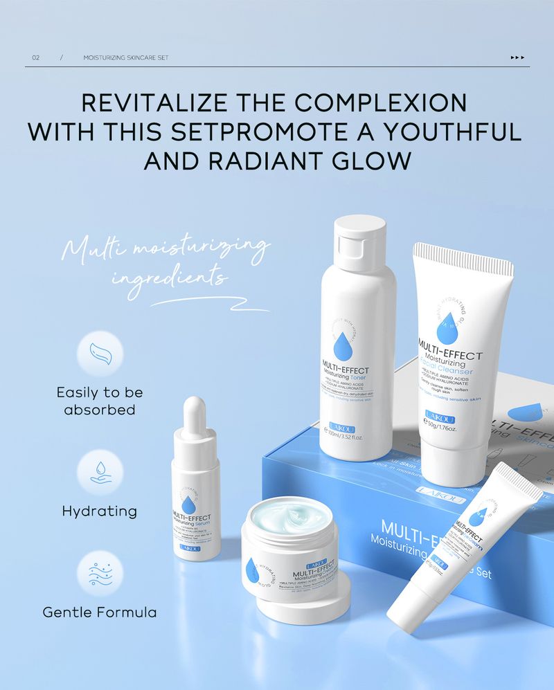 Kits d'outils de maquillage Nouveau coffret de soins du visage hydratants Laico cinq pièces_voghion.com