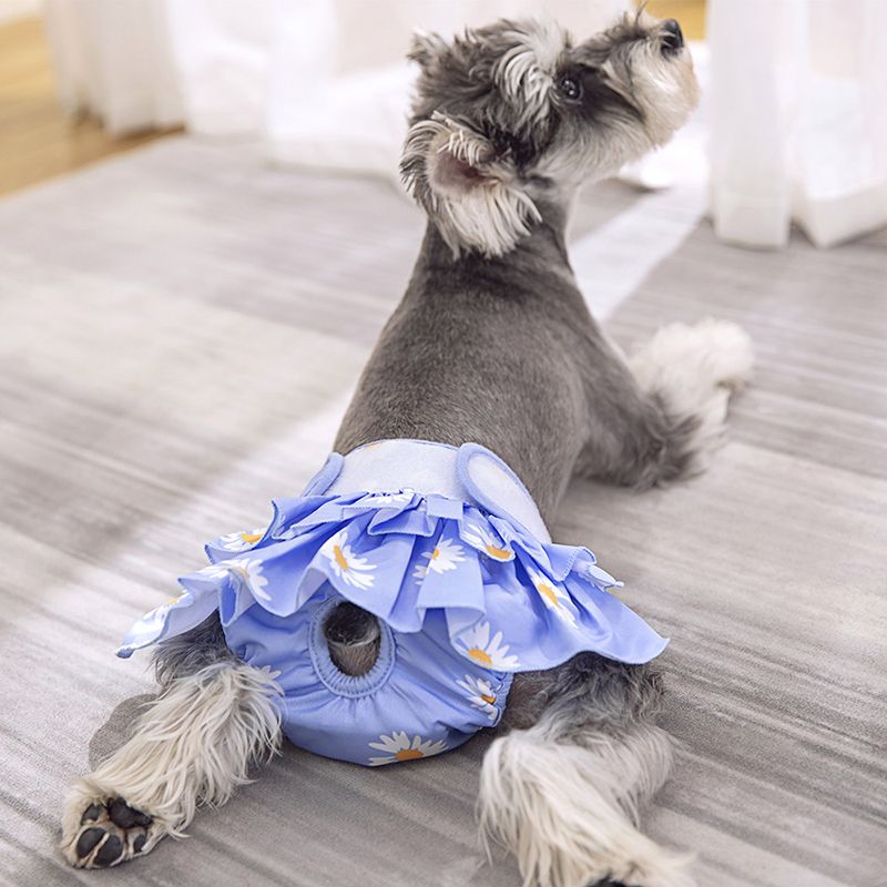 Pañal fisiológico higiénico para perros pequeños y grandes, gatos, ropa interior lavable para la menstruación, pantalones protectores para mascotas de PawParty Store_voghion.com