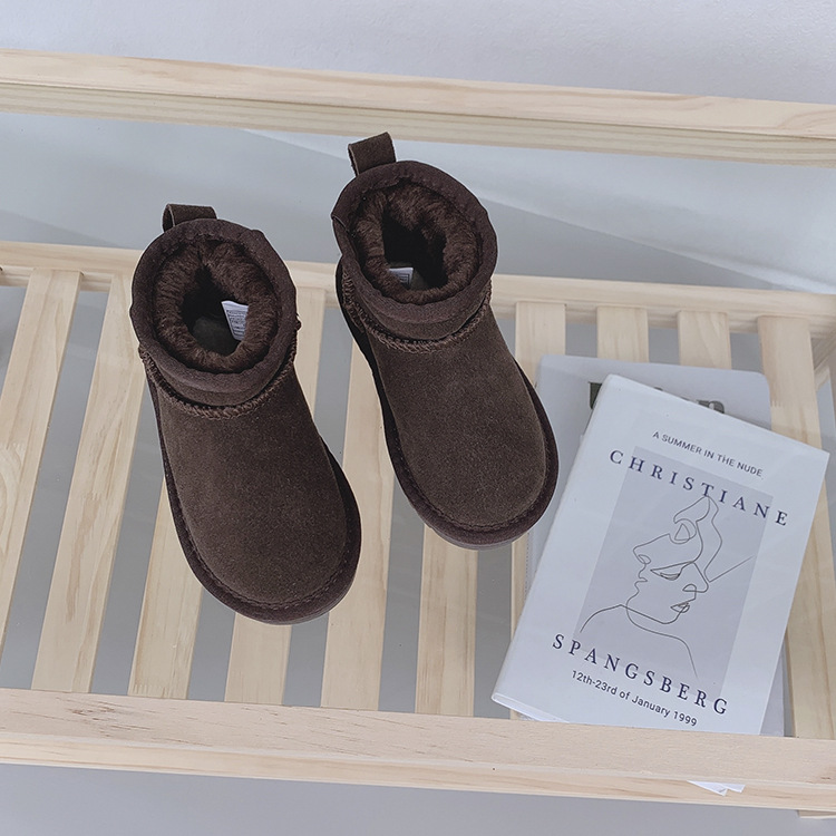 JDU2023 Vinterny produkt Snöskor för barn Herr- och damvarma barnskor Plysch Förtjockad Anti-halk Baby_voghion.com