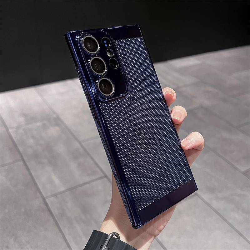 Samsung S25 Ultra Case - Ultra Thin Metal Coated Heat Dissipation Cover With Full Camera Protection (Compatible With S23 Plus/S22)_voghion.com