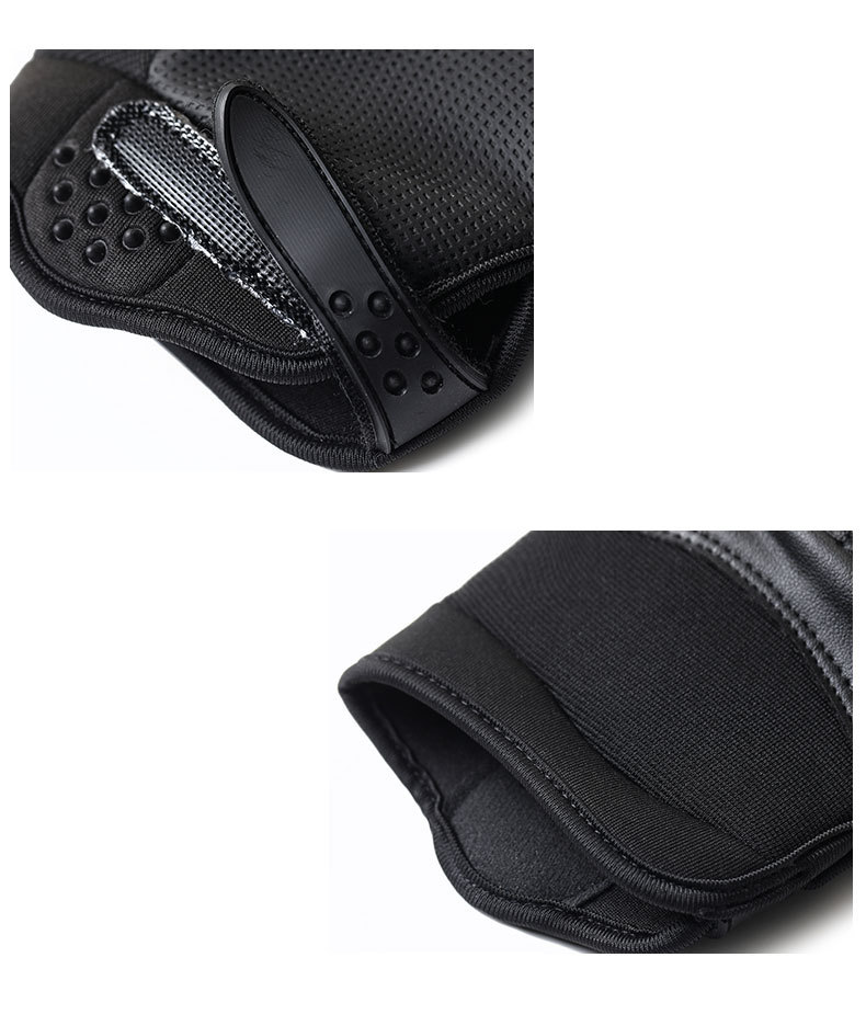 Fahrradhandschuhe, taktische Handschuhe, Outdoor-Training, Reiten, Motorrad, rutschfest, verschleißfest, Touchscreen, PU, Herren, langer Finger, Hartschalenschutz_voghion.com