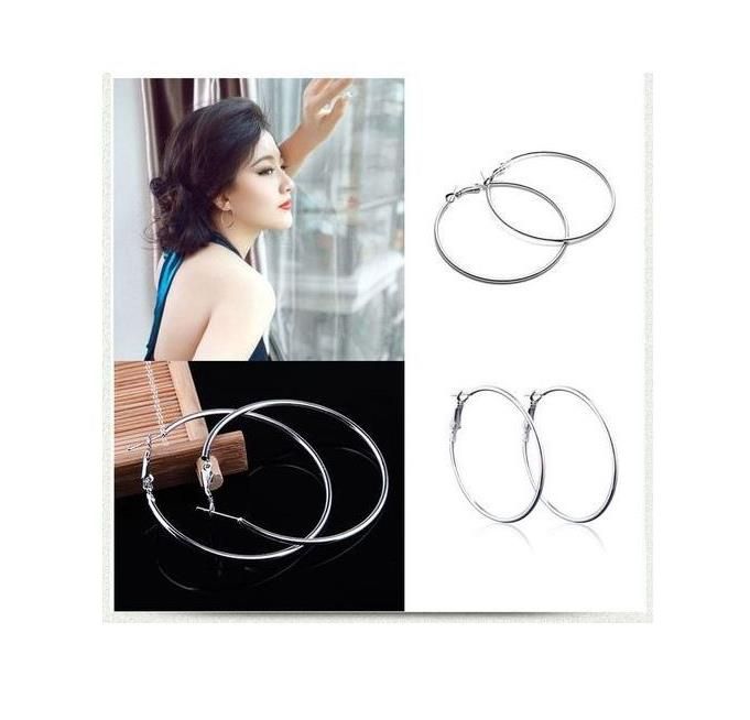 Trendige, große Hip-Hop-Punk-Creolen mit kleinem Kreis, 18 Karat vergoldet, elegant, 9 cm groß, Damenohrringe, Modeschmuck für Damen_voghion.com