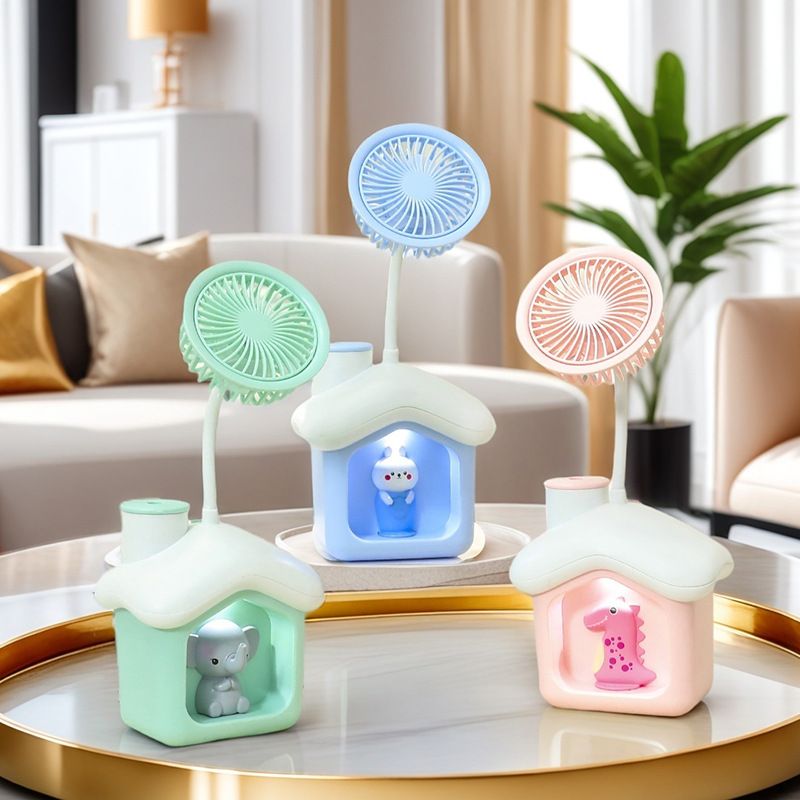 Internet-Berühmtheit Capybara wiederaufladbarer Bleistiftspitzer faltbar so süß Cartoon USB Desktop kleiner Ventilator Kinder_voghion.com