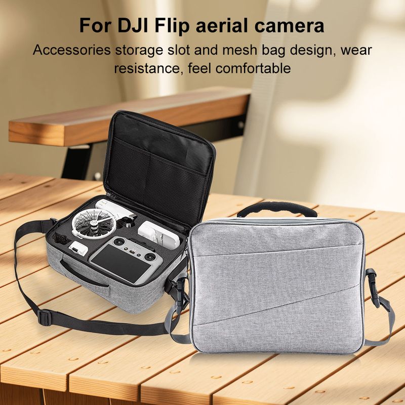 Carrying Case For Portable Protective Storage Compatible With DJI Flip Drone Shoulder Bag Handbag Backpack Cloth_voghion.com