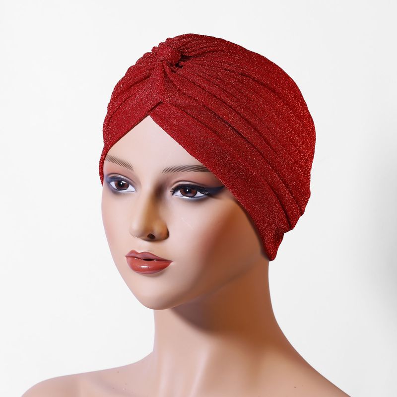 Golden Silk-Polyester Turban Hat – Middle Eastern Style Sports Headwear (Breathable & Lightweight For Active Women)_voghion.com