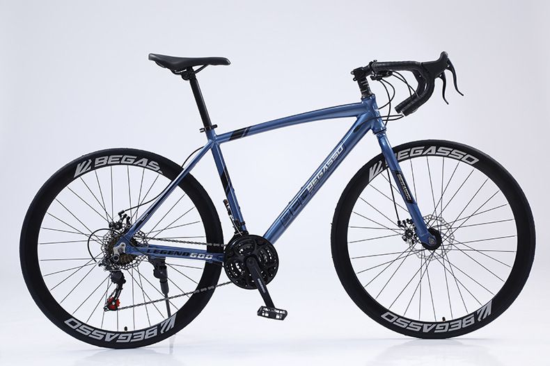 Vélo de route léger en alliage d'aluminium, poignée courbée, pour homme et adulte, vitesse variable, pour étudiant_voghion.com