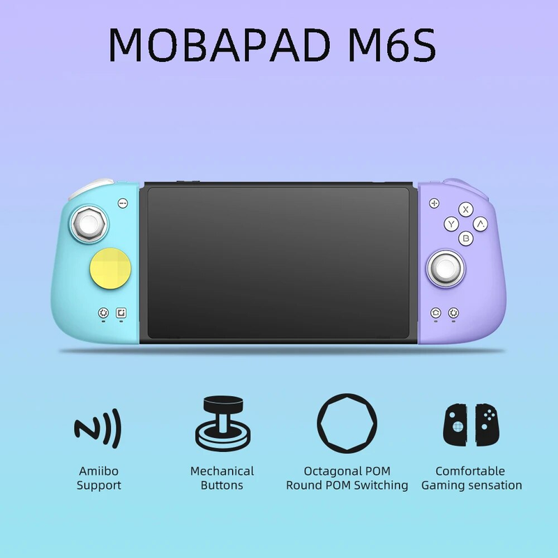 Mobapad M6s per Nintendo Switch Pro Joystick regolabile Controller effetto Hall Vibrazione HD/Giroscopio a 6 assi JoyPad_voghion.com