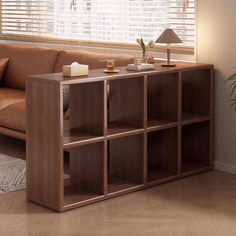 Estantería de pie con rejilla para libros, librería de combinación gratuita para el hogar, armario de almacenamiento bajo de ocho rejillas_voghion.com