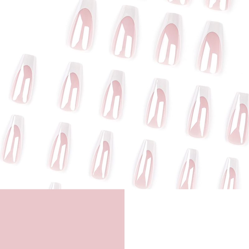 2024 Nuove unghie bianche francesi Yiwu Short Ladder Pezzi per unghie indossabili_voghion.com