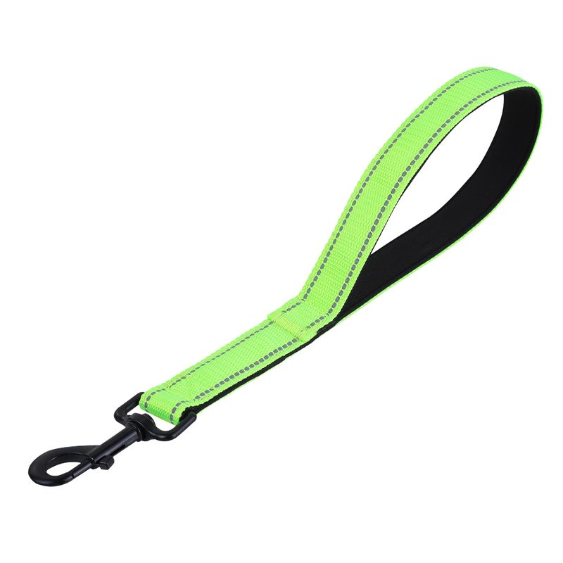 Reflective Medium And Large Soft Padded Solid Color Short For Pet Dogs, Travel Dog Leash_voghion.com