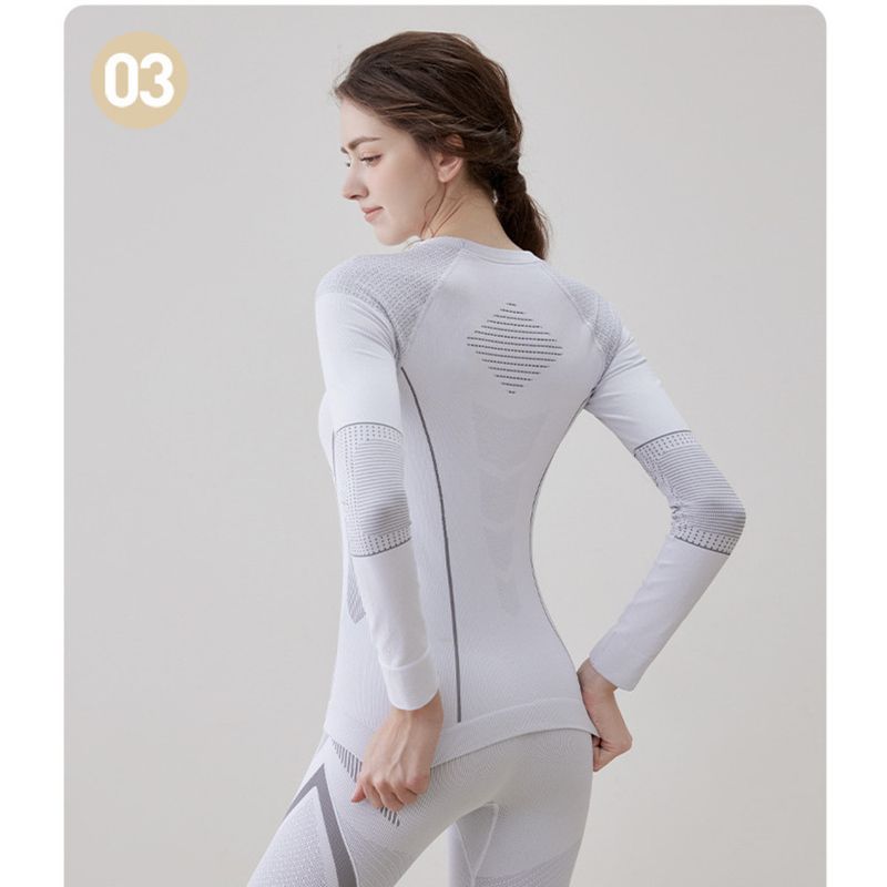 Winter 2025 Neues Outdoor-Ski-Set mit warmer Funktionsunterwäsche für Damen_voghion.com