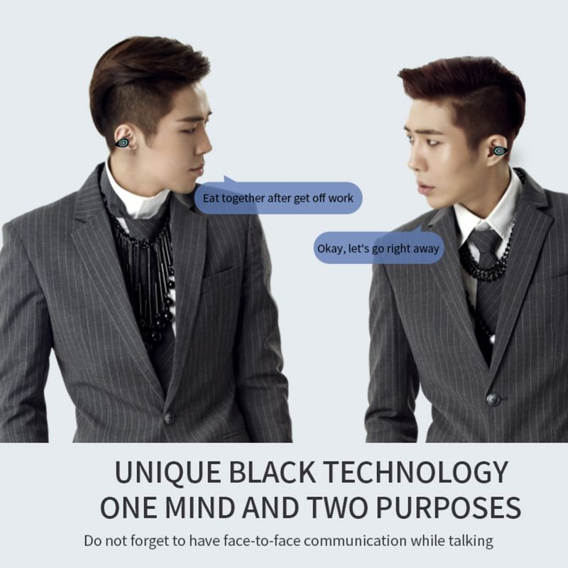 YX08 Drahtlose Bluetooth 5,0 Einzigen Ohr Ohrbügel Headset Kopfhörer mit Mikrofon_voghion.com