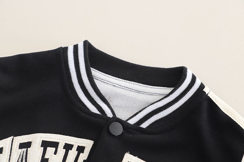 Boys' Baseball Spring Autumn 2025 New Edition, Double Layered Baby Jacket For Small And Medium Sized Children In Spring,_voghion.com