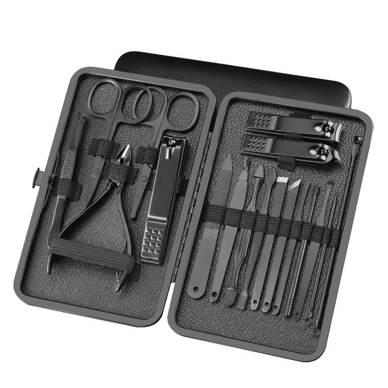 Maniküre-Set, Schneider für Maniküre, Nagelknipser, Edelstahl, Augenpinzette, Ohrlöffel, Pediküre-Werkzeug, Reise-Set, Nagelschere_voghion.com