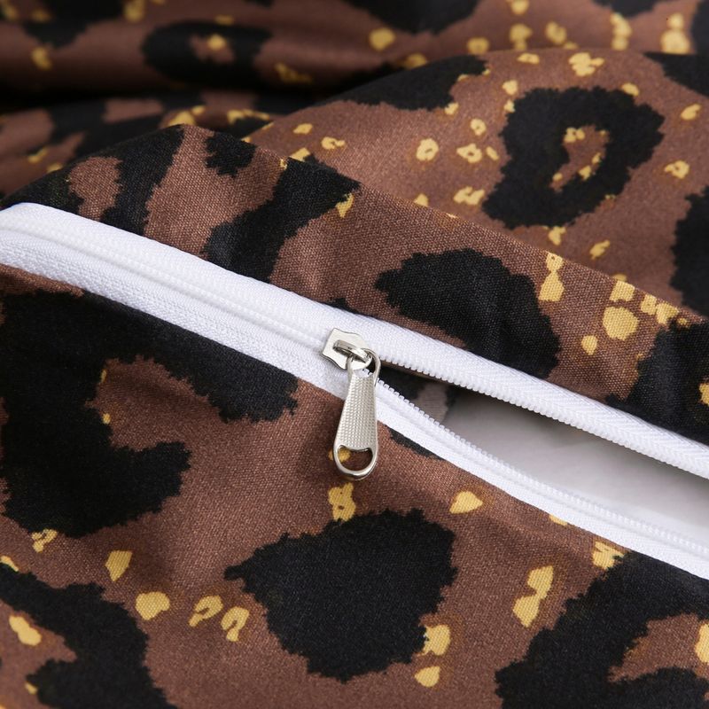 Set copripiumino con motivo geometrico - Biancheria da letto reversibile in stile nordico con morbido tessuto spazzolato (disponibili diverse misure)_voghion.com