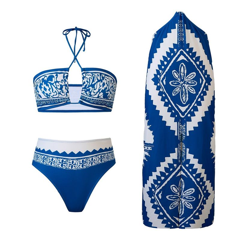 Nouveau maillot de bain deux pièces pour femmes, sexy, taille haute_voghion.com