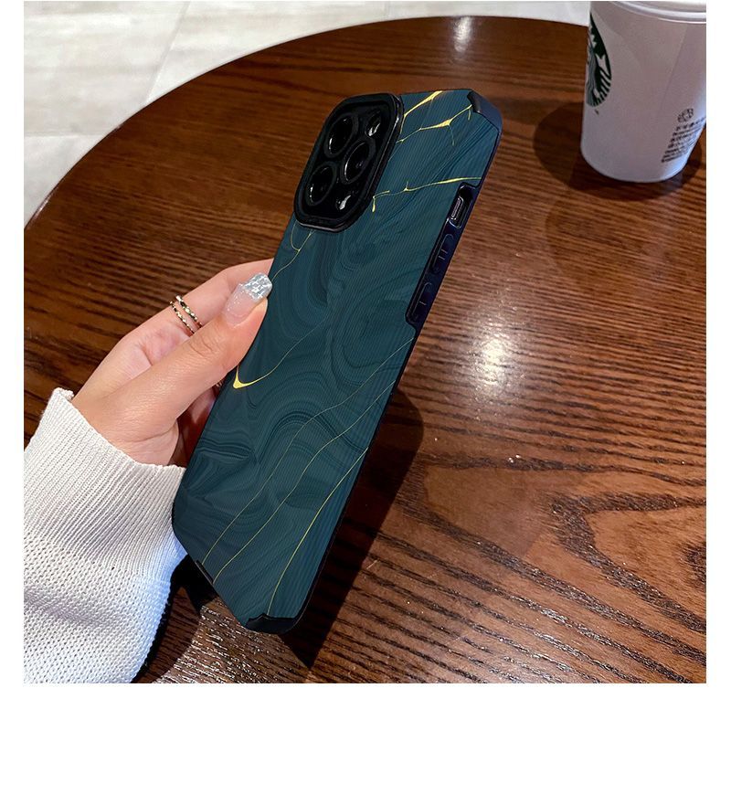 Blue Marble Pattern 12 15 Phone Case 14 For Women IPhone 13/11 Compatible 8 Plus Trendy Pro Max_voghion.com