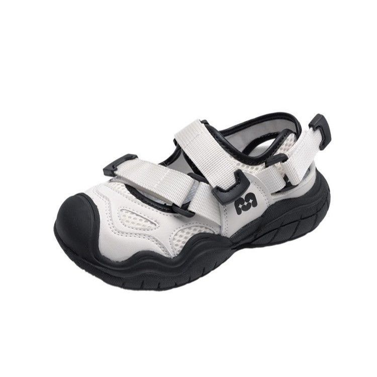 Sandali estivi per bambini 2025, per ragazzi e ragazze, con punta chiusa, antiscivolo, suola morbida, scarpe da spiaggia per bambini_voghion.com