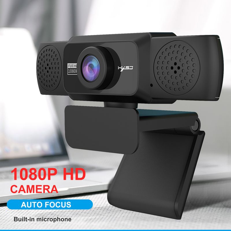 Nueva computadora S5 de alta definición 1080P con cámara de conferencia giratoria de 360 grados para transmisión en vivo de cursos en línea_voghion.com