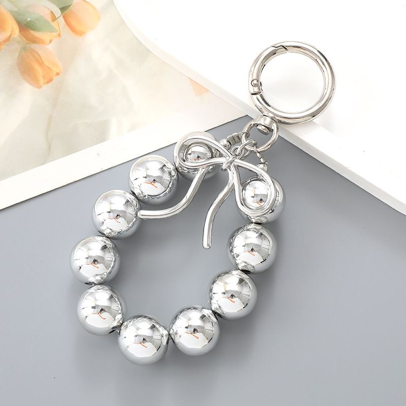 INS Korean Jewelry New Pearl Chain Phone Car Keychain Pendant Fashion Versatile Bag Decoration Ornament_voghion.com