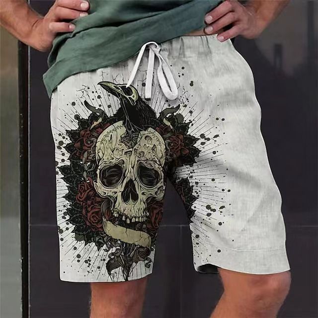 Premium Products Quick Drying Beach Two-piece Swimming Pants, 3D Printed Oversized Casual Shorts For Men_voghion.com