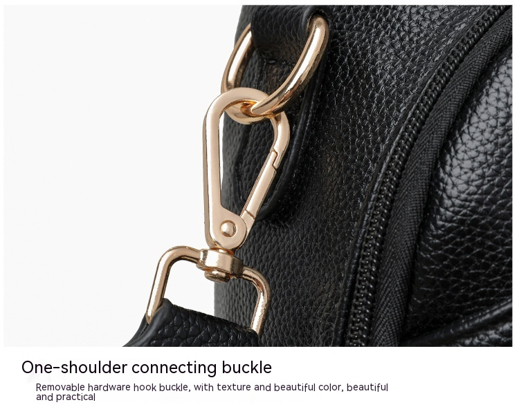 2024 New Soft Leather Backpack For Women's Fashion Leisure Large Capacity Multi Functional Backpack Versatile Outgoing Backpack_voghion.com