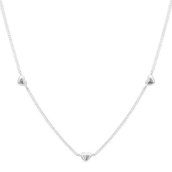 Collana con cuore fresco in stile coreano, semplice catena per donna, moda minimalista, squisita, versatile, girocollo di alta gamma, nuovo 2025_voghion.com