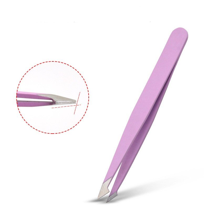 Steel Eyebrow Stainless Tweezers Hair Removal Clip Candy Colors Eyelash Tweezers Harmless Cosmetic Be_voghion.com