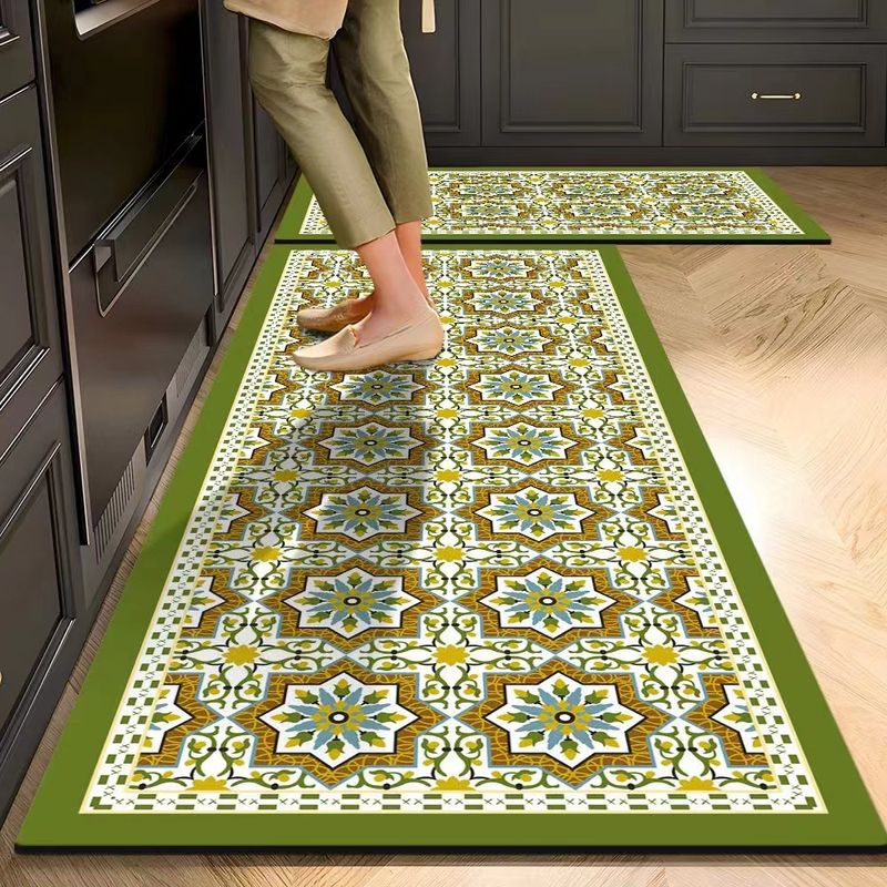 Extra Long Diatomite Kitchen Mat – Super Absorbent & Oil-Resistant Non-Slip Floor Mat For Kitchen, Entryway, Bathroom – Wash-Free & Dirt-Proof_voghion.com