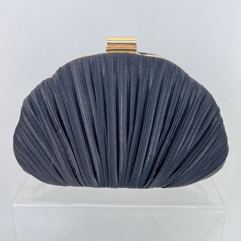 Nuova borsa da sera plissettata con motivo a conchiglia, borsa versatile per abito, pochette cheongsam_voghion.com