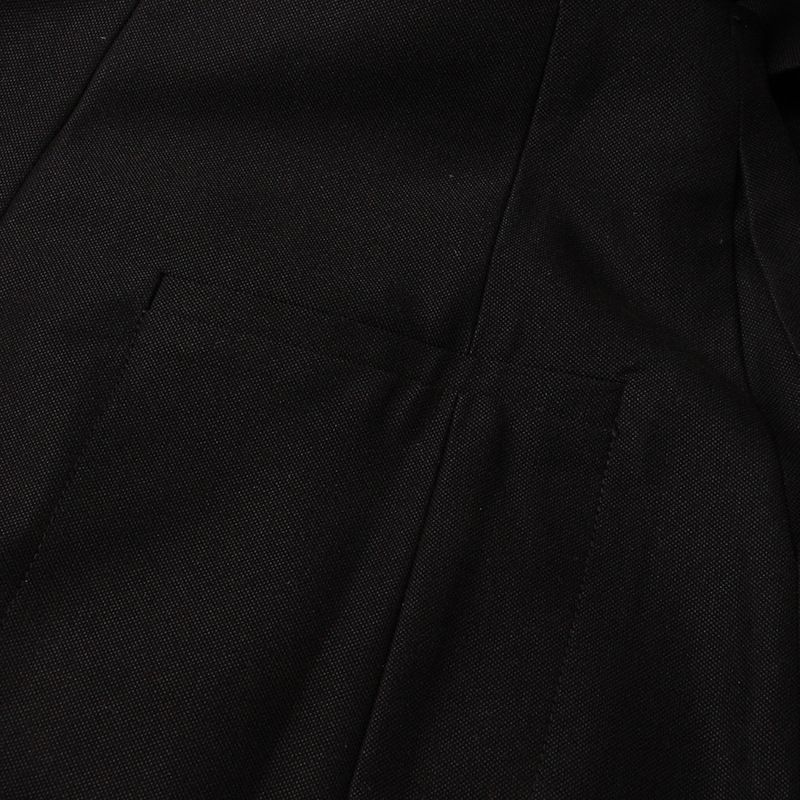 Roupas femininas Design de cintura alta reveladora comprimento médio terno sem costas 2024 novo decote em V manga comprida emenda terno de botão único_voghion.com