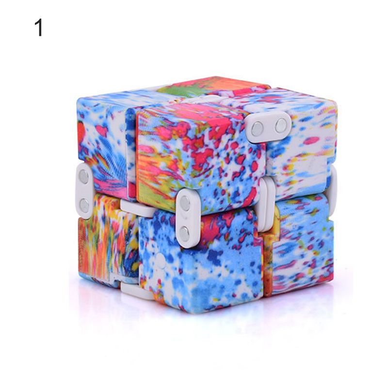 ToysMall Infinity Cube Colorido Anti-stress Flexível Quebra-cabeça Mágico Modelo Para Presente_voghion.com