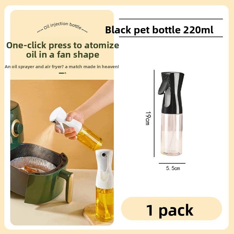 Ölsprühflasche Sprühtyp Haushaltsküchenspray Olivenöl BBQ Kontrolle Fettreduzierung Glasölsprühtopf_voghion.com