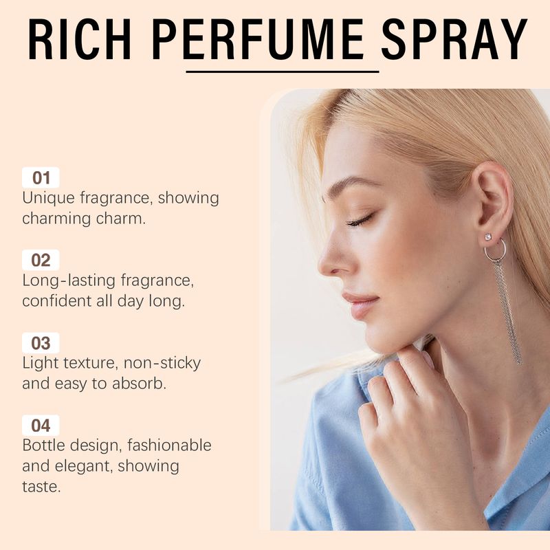 Roxelis Intense Profumo Spray, Fragranza Affascinante ai Fiori di Lavanda, Fragranza Fresca alla Vaniglia, Profumo Portatile Stay Date_voghion.com