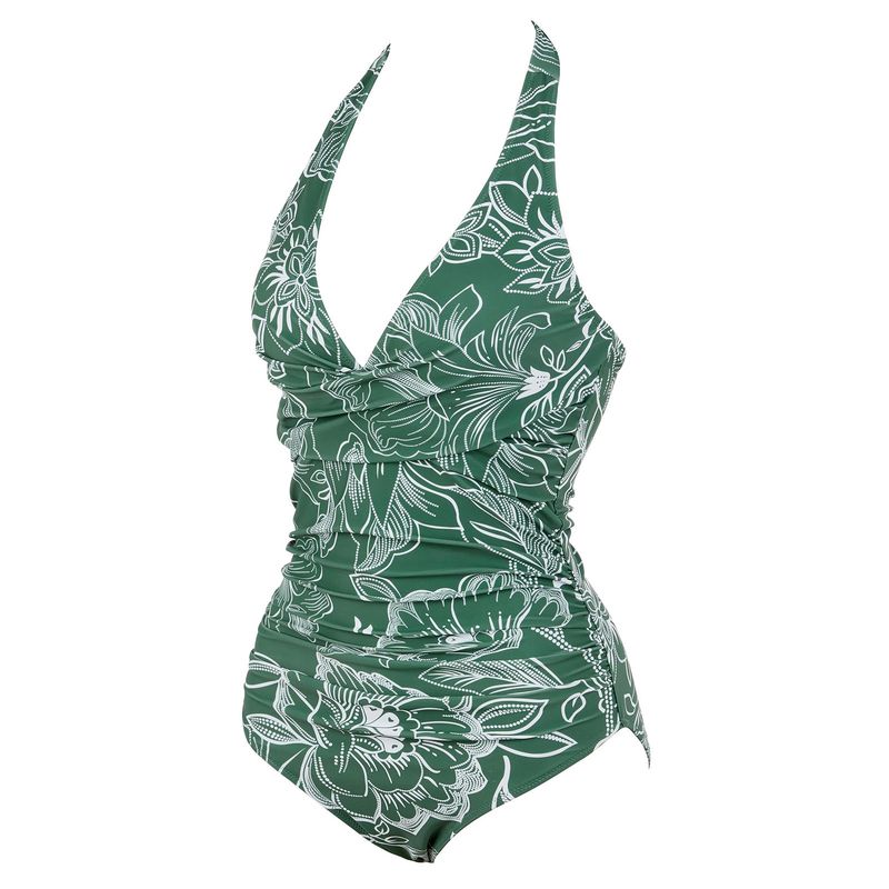 Maillot de bain sexy à lacets et dos nu multicolore, nouvelle collection 2024_voghion.com