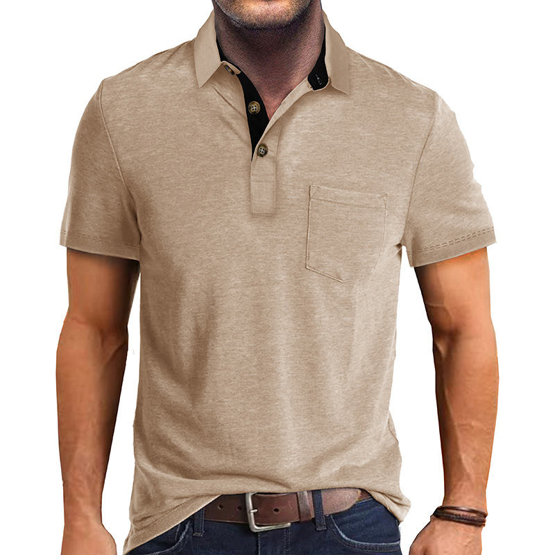 2024 sommar kortärmad t-shirt herr pikétröja Topp pikétröja_voghion.com