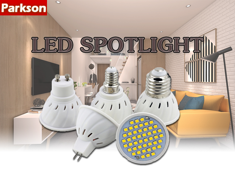 3Pcs/Lot GU10 MR16 LED E27 E14 LED Lamp Spotlight Bulb AC 220V 240V 48 60 80 LEDs Bombillas Ampoule Lamparas LED Bulb Indoor_voghion.com