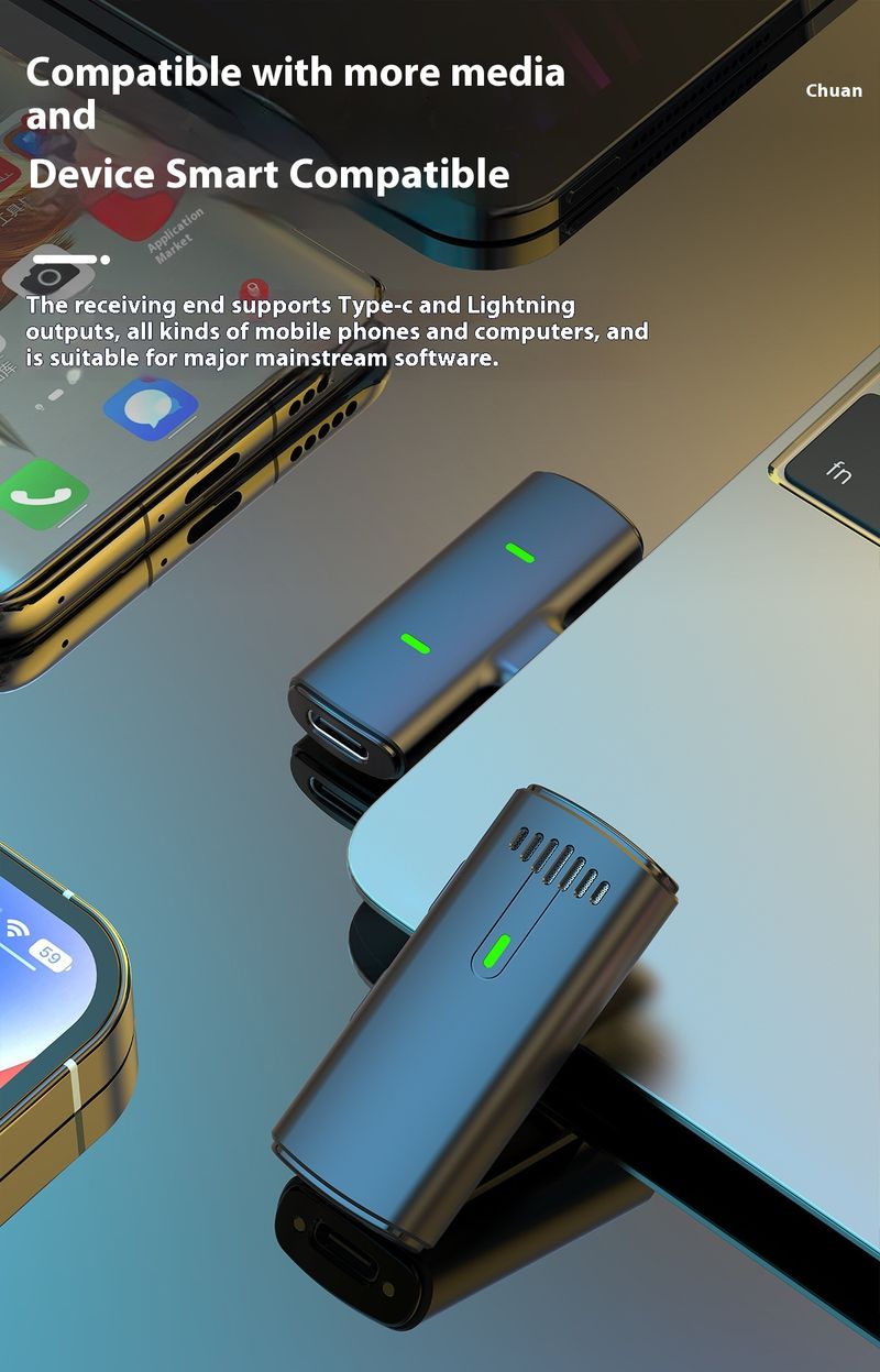 Neu Wireless lavalier-mikrofon mit überwachung ohr rückkehr lade fach, handy empfänger, Bluetooth outdoor live_voghion.com