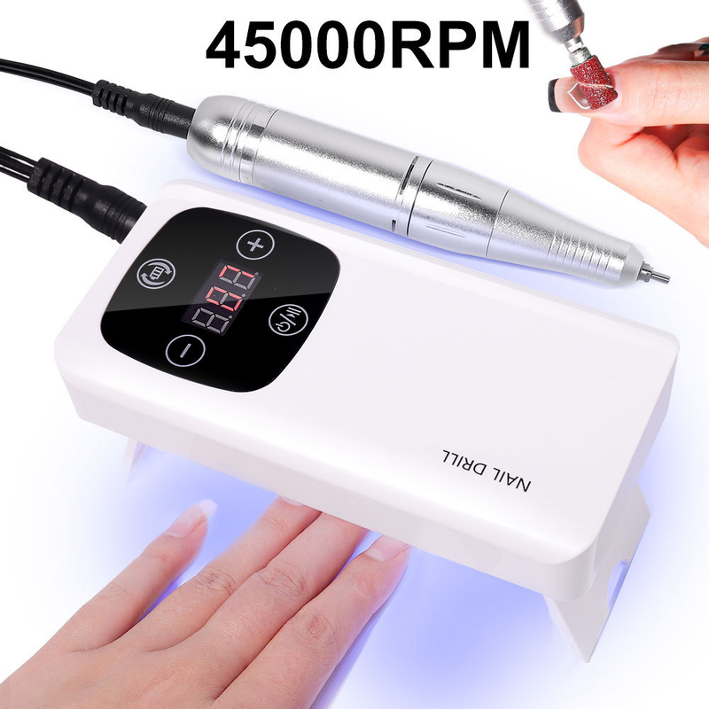 Lampe de photothérapie de polissage 2 en 1, Machine intégrée, ensemble complet d'outils pour les ongles, nouvelle collection_voghion.com