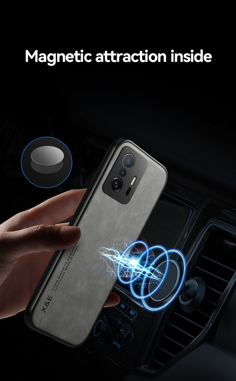 Luksus lærveske til Xiaomi Mi 10T 9T Lite 11T Pro-deksel Matt silikontelefonveske for Xiaomi Mi 10T Pro 10T Lite 5G _voghion.com
