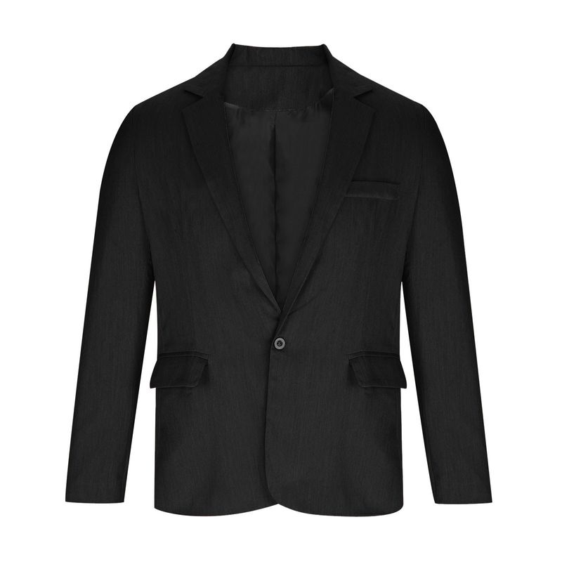 Giacca da uomo con un bottone, stile casual_voghion.com