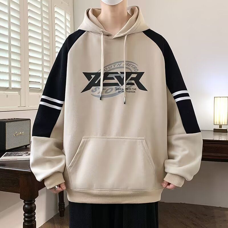 Spring, summer, and autumn thin style new hoodie for men, hooded printed long sleeved light mature casual hoodie_voghion.com
